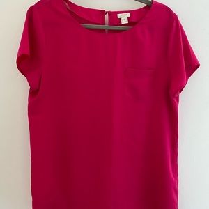 JCrew Fuchsia Blouse